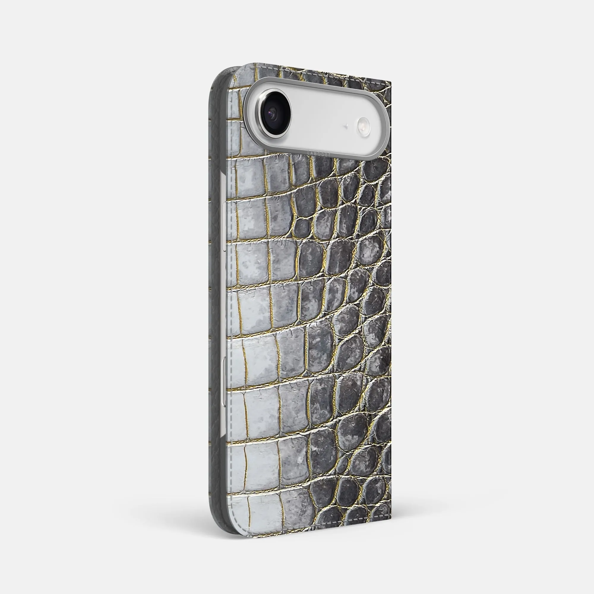 Folio Case For iPhone 17 Air In Himalayan Crocodile Everyday Protection Ultra Slim