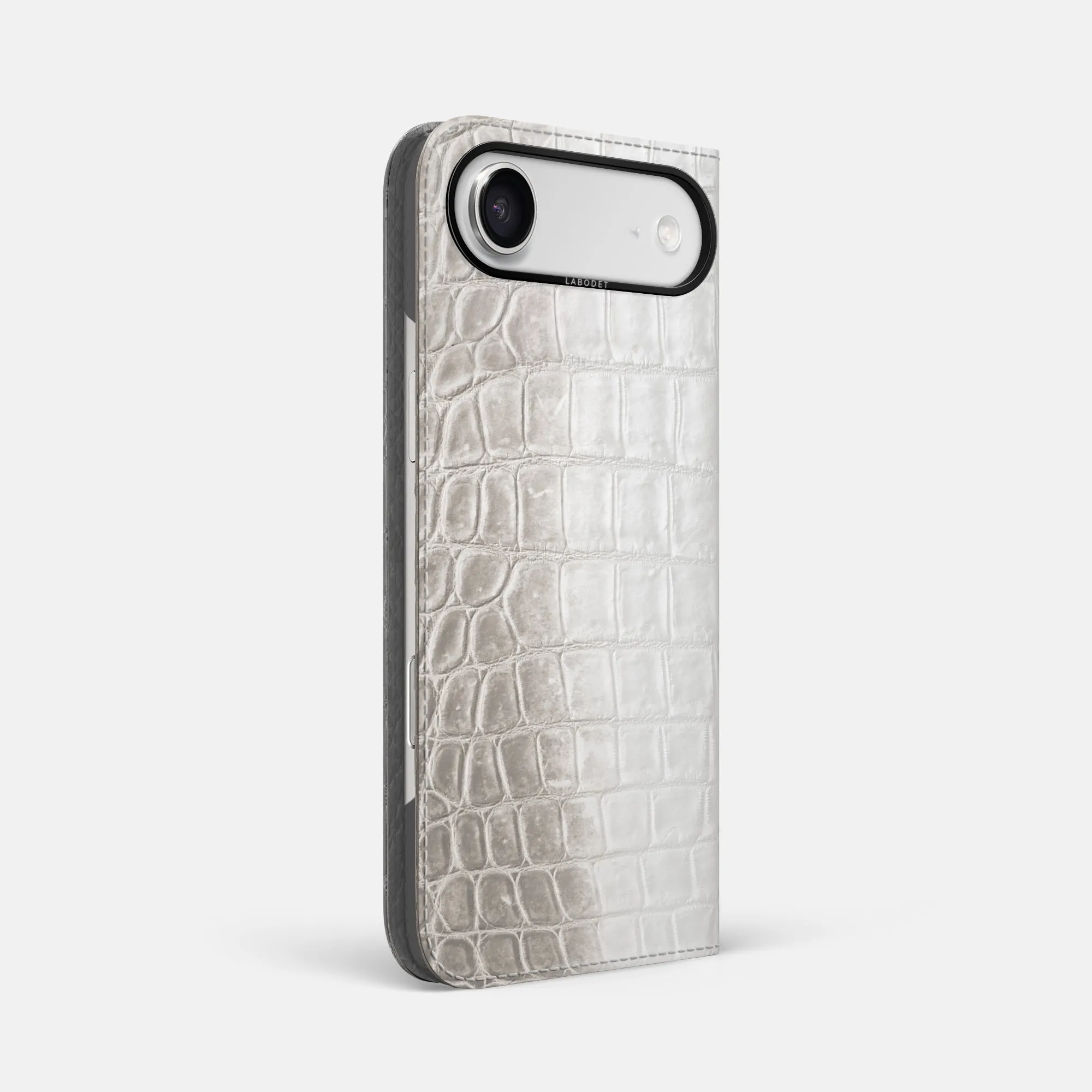 Folio Case For iPhone 17 Air In Himalayan Crocodile Smooth Edge Design Durable Design Texture