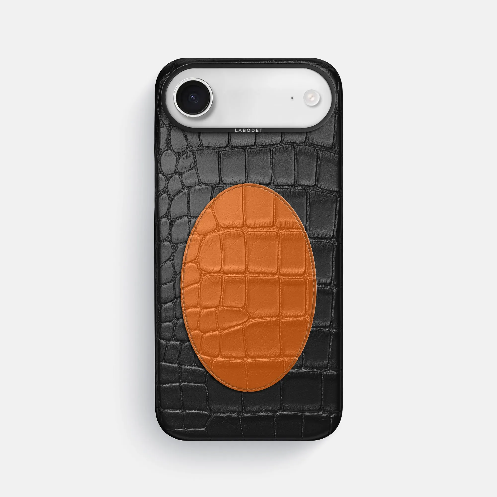 Classic Case With Oval For iPhone 17 Air In Alligator Flexible Pattern Layer Minimal Aesthetic
