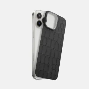 Smooth Outline MagSafe Mask For iPhone 16 Pro Max In Alligator