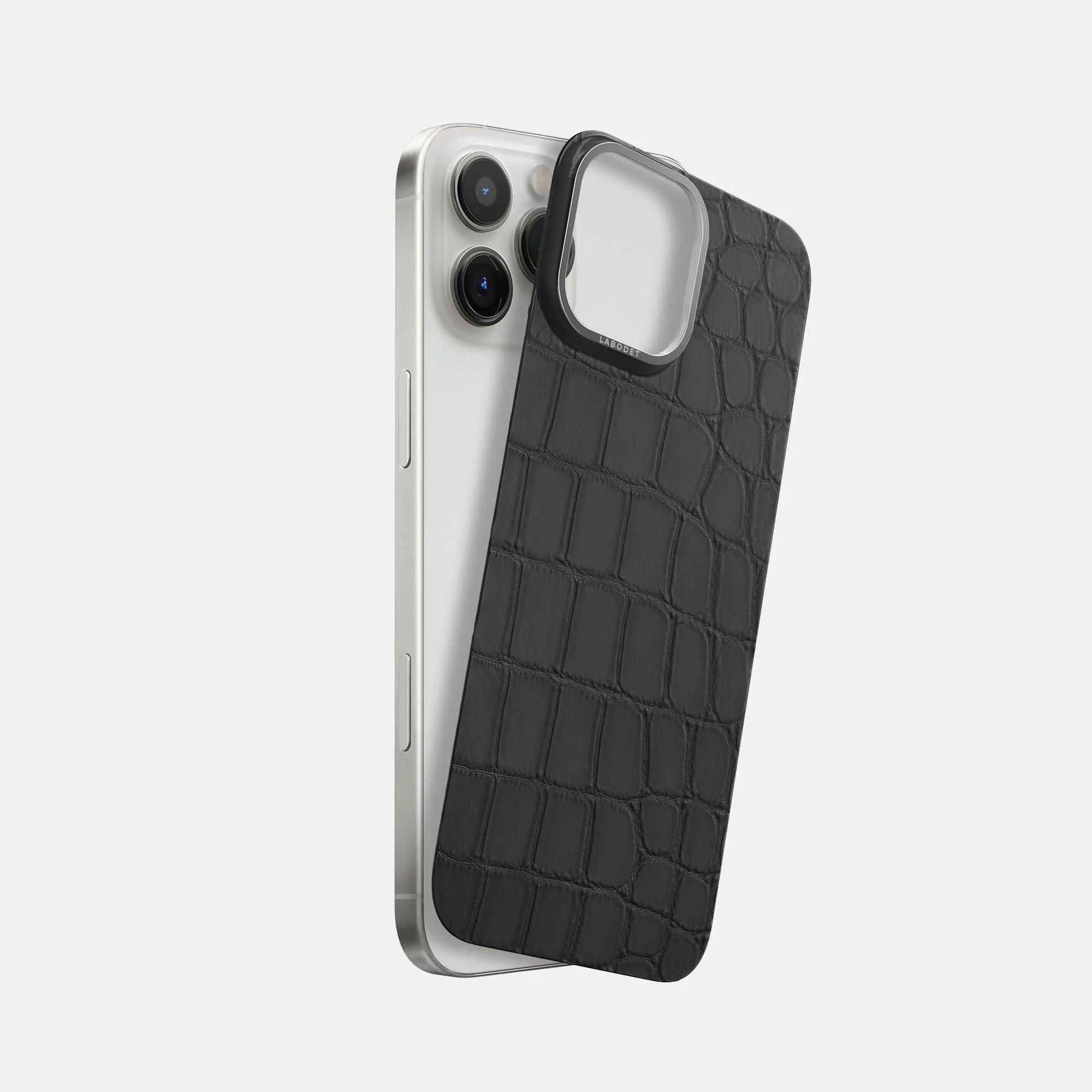 Smooth Outline MagSafe Mask For iPhone 16 Pro Max In Alligator