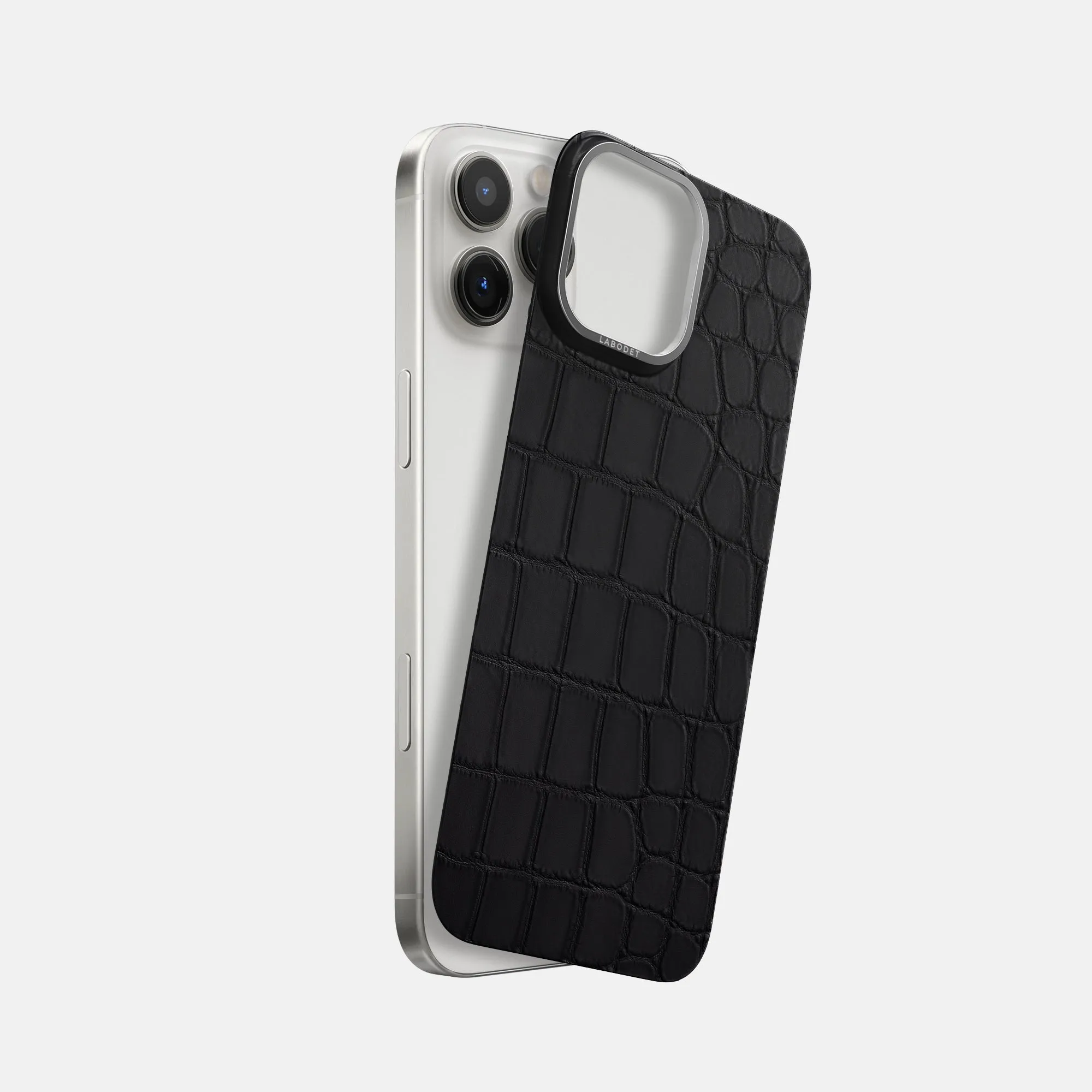 Stylish Finish Texture Easy Access MagSafe Mask For iPhone 16 Pro Max In Alligator