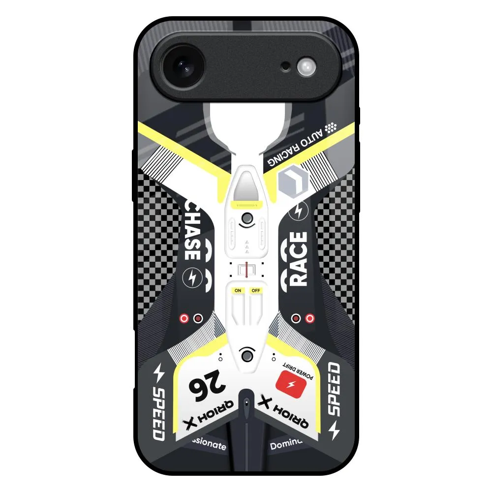 Soft Surface Design Car Enthusiast Glass Case for iPhone 17 Air