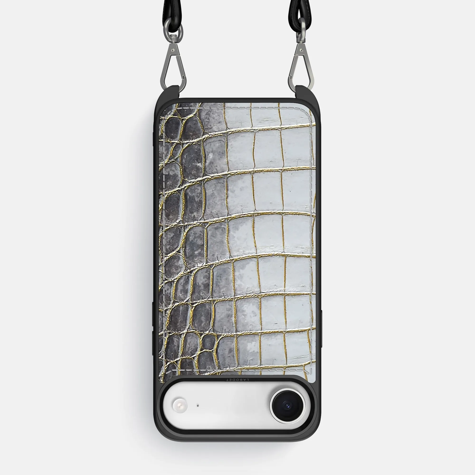 Color Finish Flexible Shell Crossbody Sport Case For iPhone 17 Air In Himalayan Crocodile