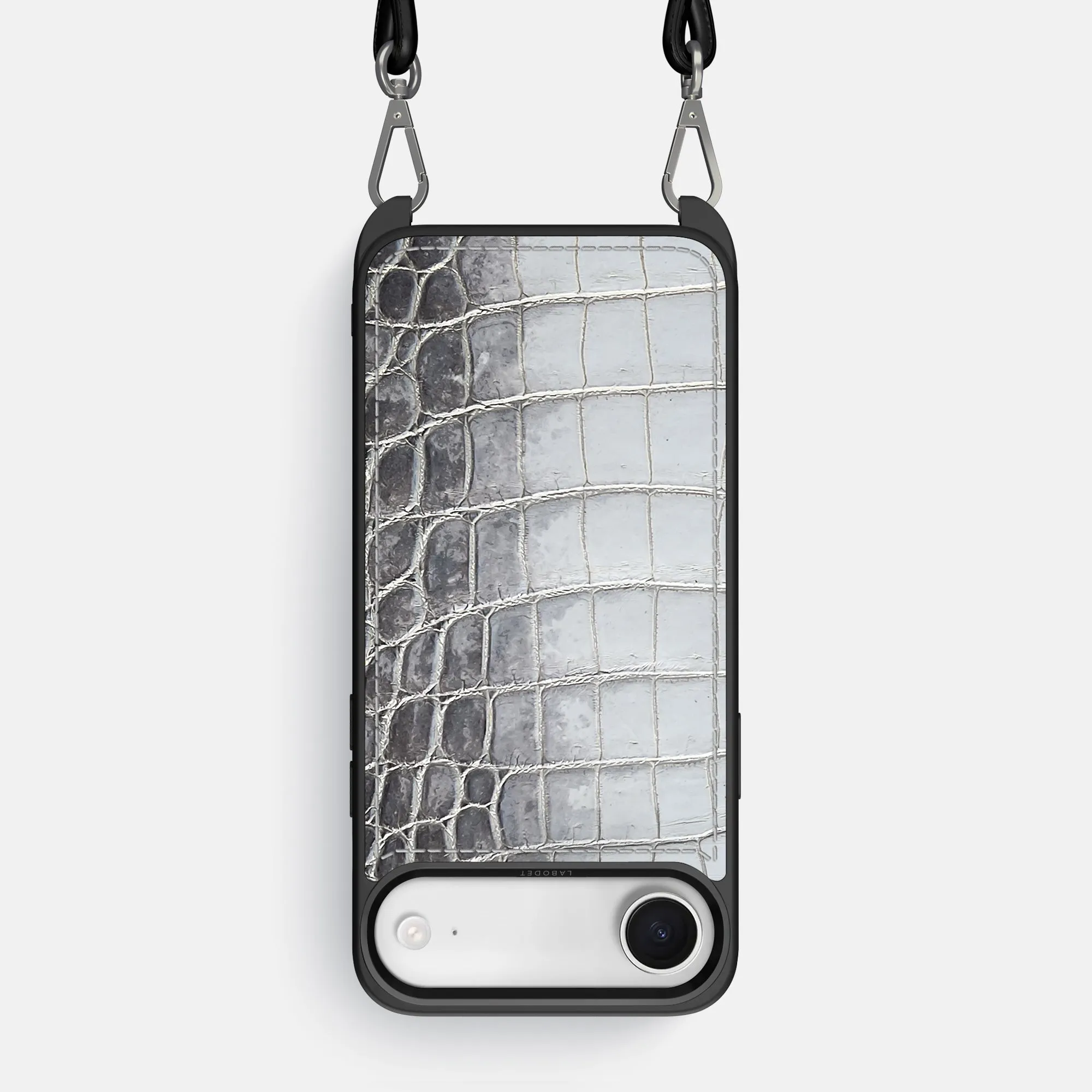 Crossbody Sport Case For iPhone 17 Air In Himalayan Crocodile Stylish grip