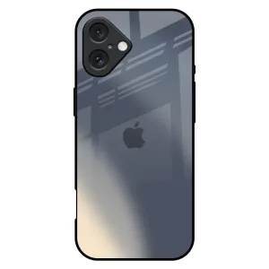 Shock Absorbing Metallic Gradient Glass Case for iPhone 16 Plus
