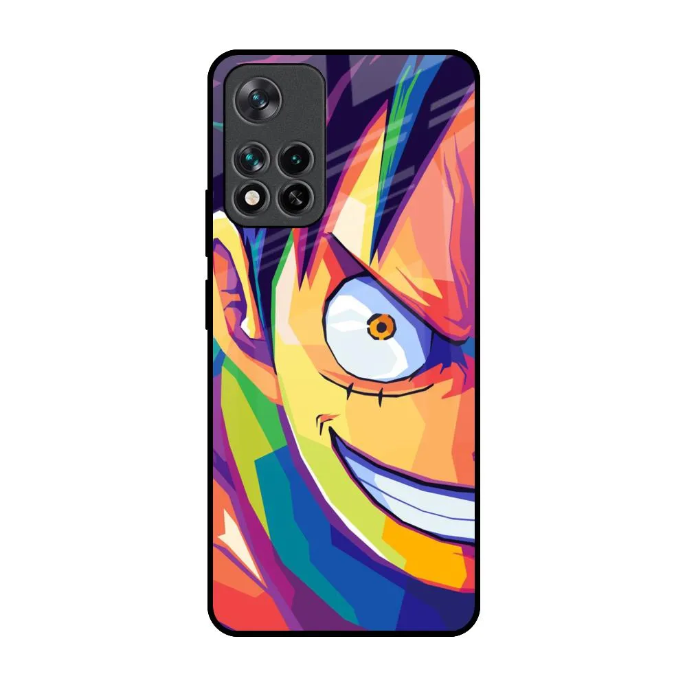 Urban Design Outdoor Travel Monkey Wpap Pop Art Glass Case for Mi 11i