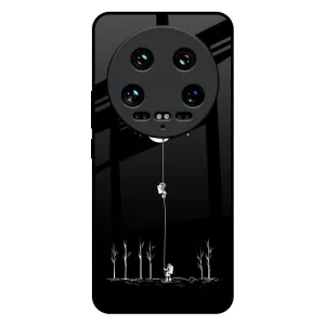 Soft Protection Edge Gloss Finish Catch the Moon Glass Case for Mi 14 Ultra 5G