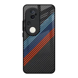 Protective Structure Carbon Inspired Glass Case for Vivo T4 Ultra 5G