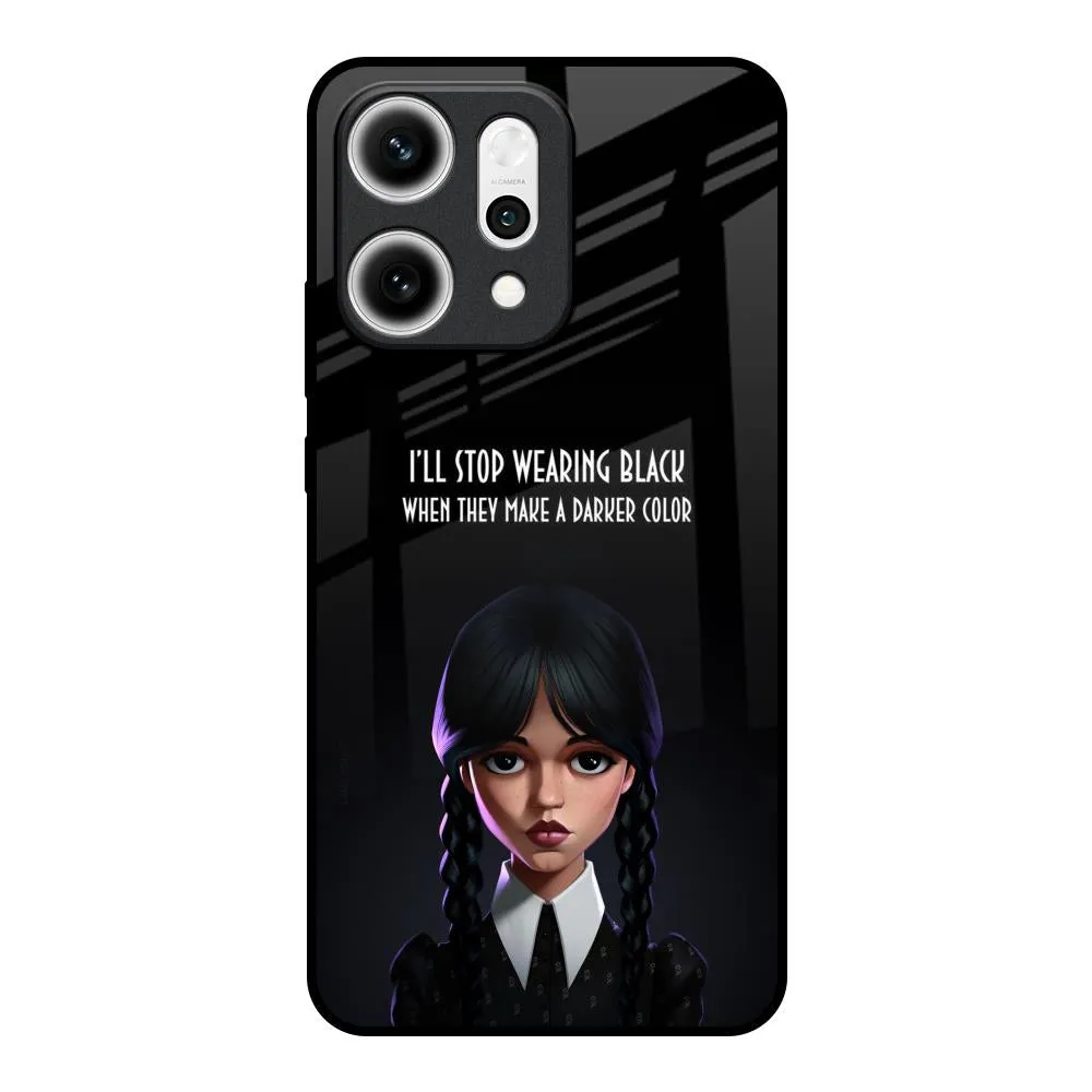 Simple Look Polished Surface Aesthetic Digital Art Glass Case for Oppo Reno14 5G