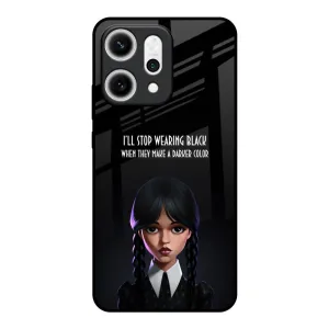 Simple Look Polished Surface Aesthetic Digital Art Glass Case for Oppo Reno14 5G