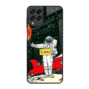 Astronaut on Mars Glass Case for Samsung Galaxy M53 5G Modern Grip Fashion Detail