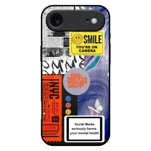 Smile for Camera Glass Case for iPhone 17 Air slim fit