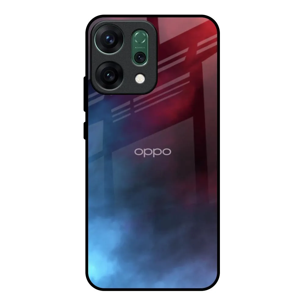 professional accessory Compact Look Smokey Watercolor Glass Case for Oppo Reno14 Pro 5G