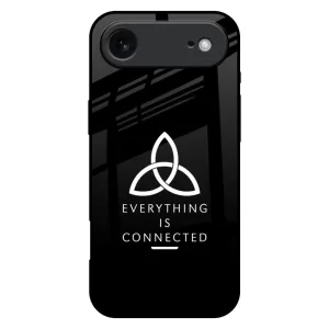Everything Is Connected Glass Case for iPhone 17 Air Luxury Detail Gloss Layer Finish