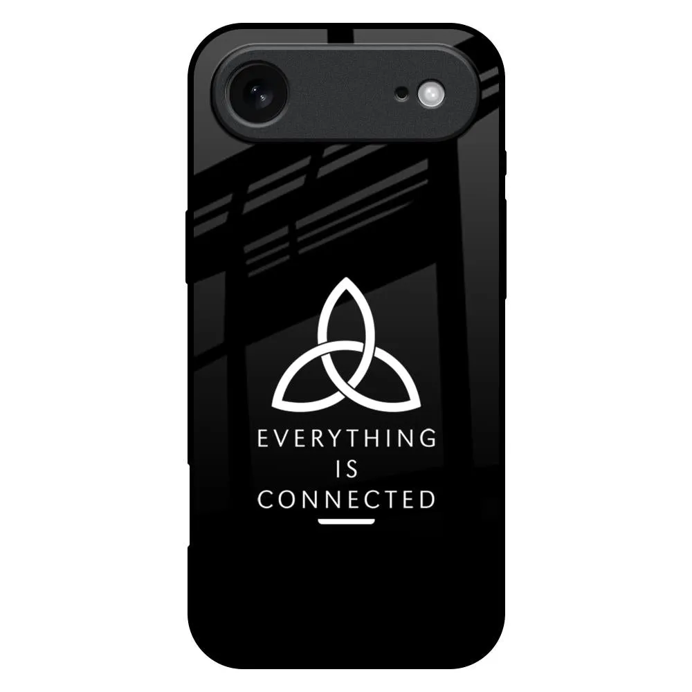 Everything Is Connected Glass Case for iPhone 17 Air Luxury Detail Gloss Layer Finish