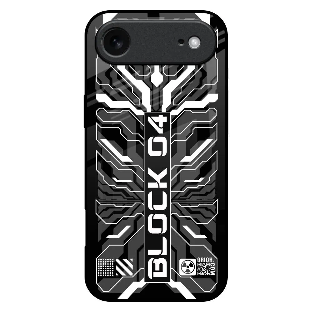 Monochrome Magic Glass Case for iPhone 17 Air simple design