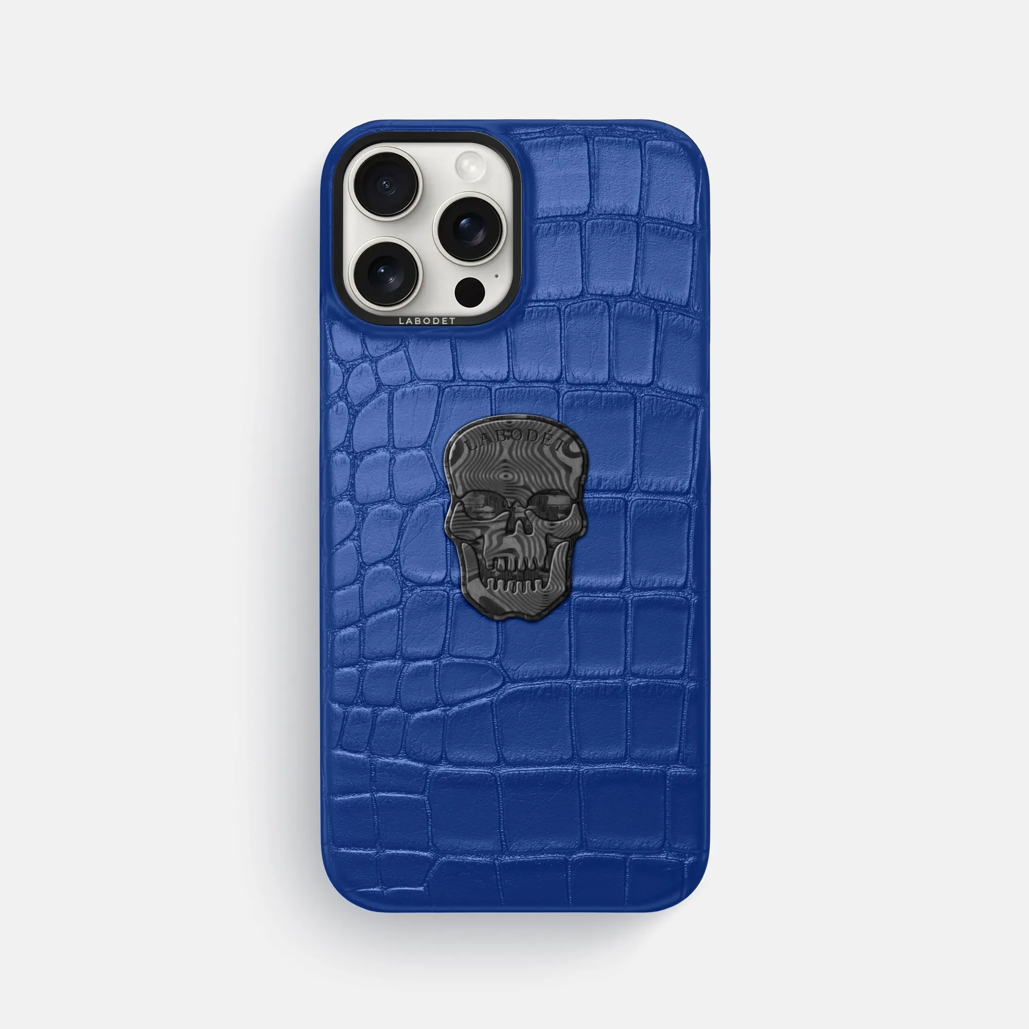 Protective Form Fit Portable Layer Classic Case With Carbon Skull For iPhone 16 Pro Max In Alligator