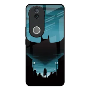 soft look Matte Texture Surface Cyan Bat Glass Case for IQOO Z10R 5G