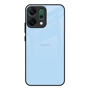 Outdoor Adventure Pastel Sky Blue Glass Case for Oppo Reno14 Pro 5G