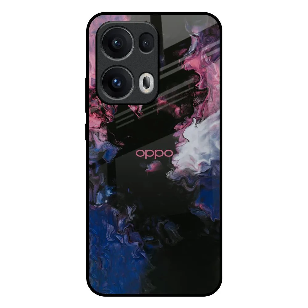 Smudge Brush Glass case for Oppo Reno13 Pro 5G Student Friendly Screen Bumper