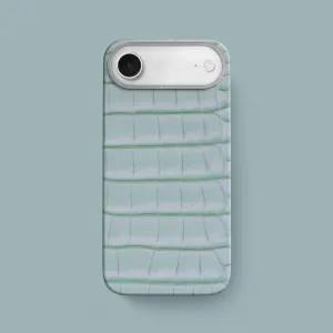 Vivid Coloration Soft Shield Classic Case Mint Gum For iPhone 17 Air In Alligator