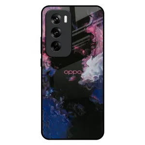 Hybrid Look Slim Edge Smudge Brush Glass case for Oppo Reno 12 5G