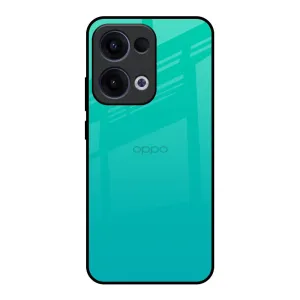 Shock Absorption Layer Perfect Fit Cuba Blue Glass Case For Oppo Reno13 5G