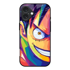 Monkey Wpap Pop Art Glass Case for iPhone 16 Portable Protection