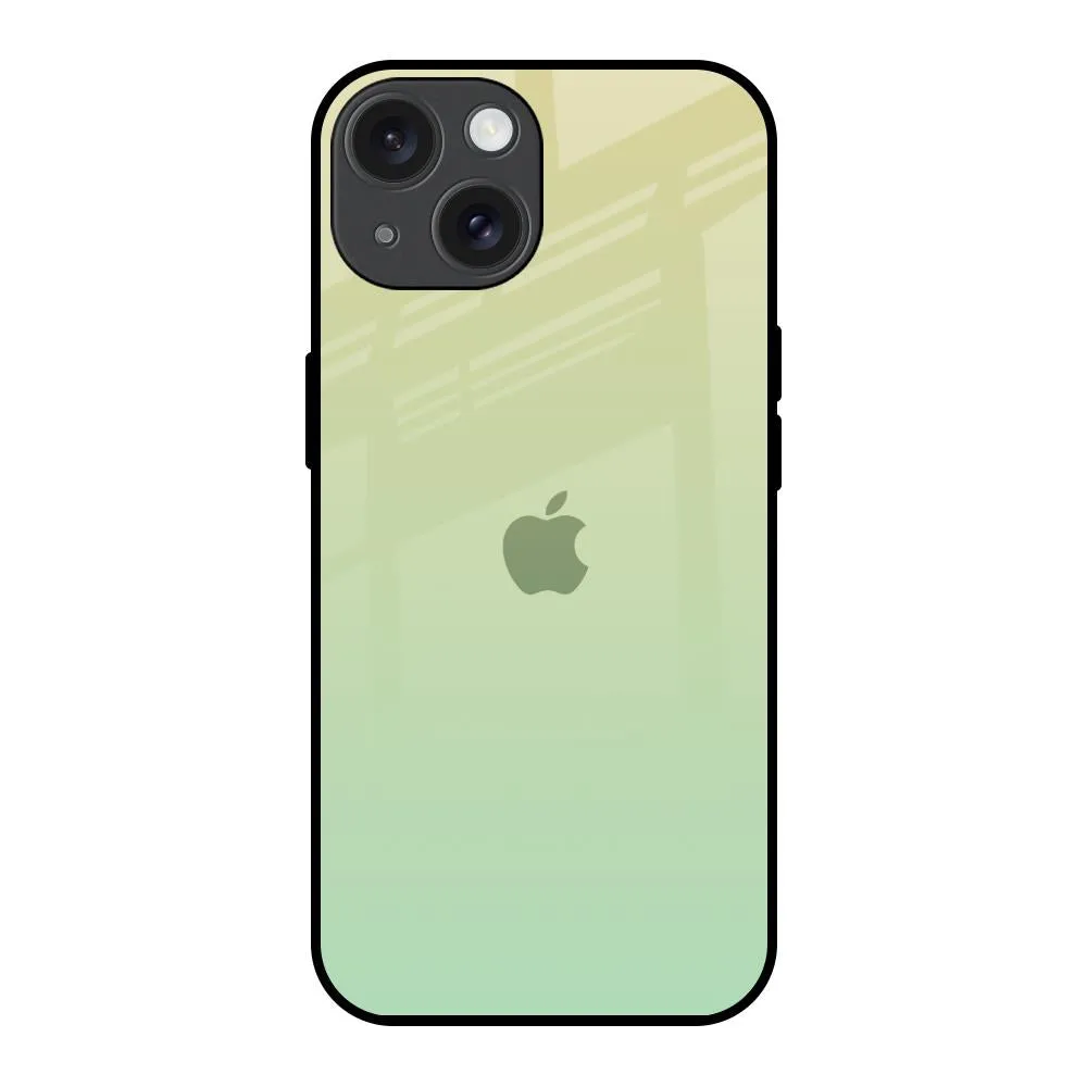 Sleek Profile Sleek Grip Mint Green Gradient Glass Case for iPhone 15