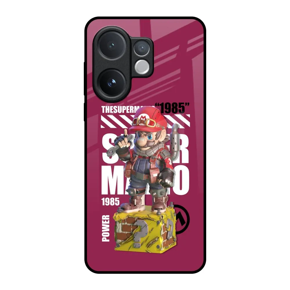 Gangster Hero Glass Case for Vivo V60 5G Travel Accessory Ergonomic grip