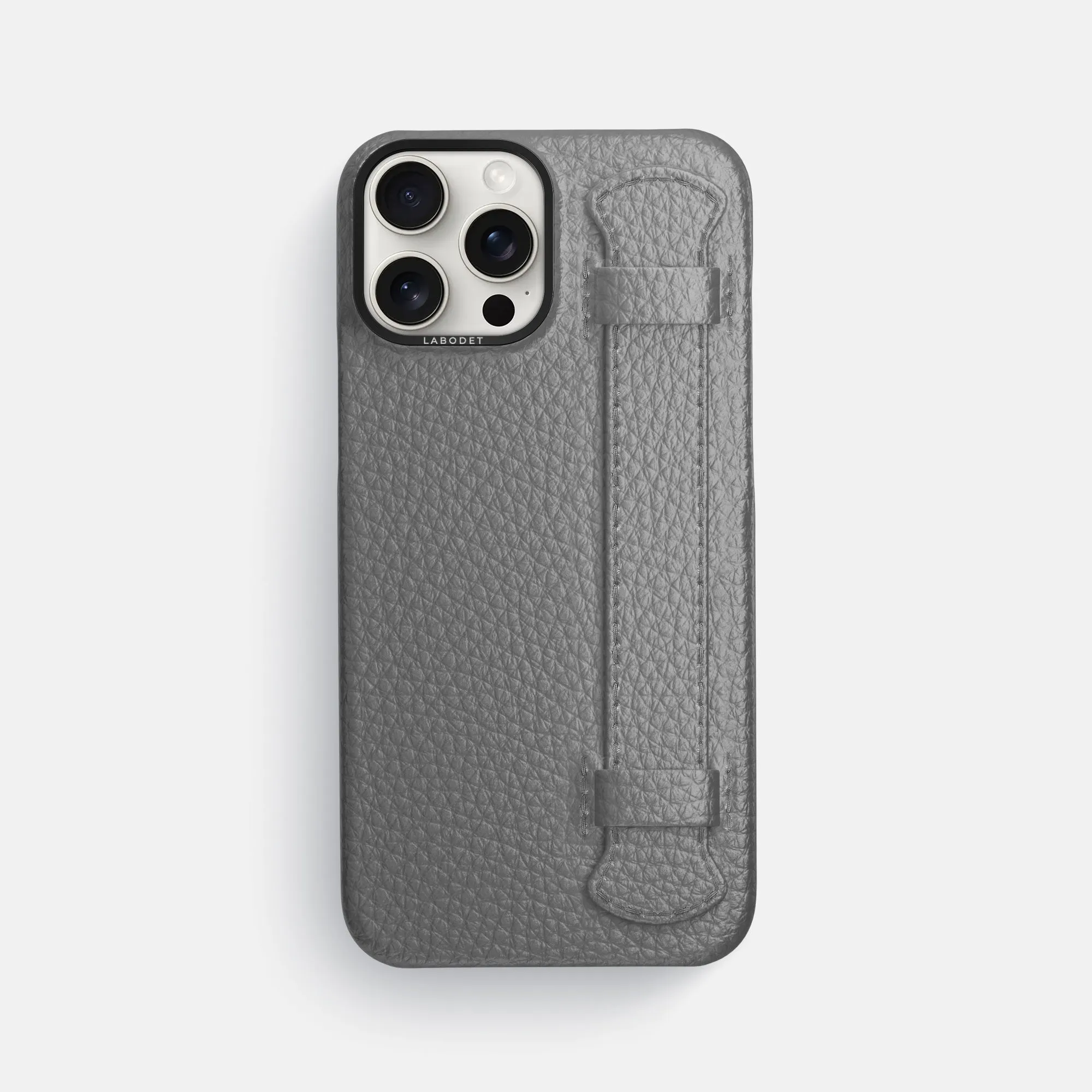 Eco Friendly Luxury Texture Design Handle Case For iPhone 16 Pro Max In Calf
