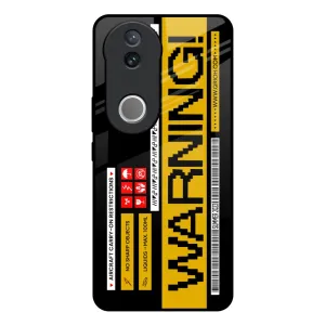 Aircraft Warning Glass Case for IQOO Z10R 5G Fashion Choice Durable Accessory