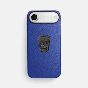 Classic Case With Carbon Skull For iPhone 17 Air In Calf Strong material Clear Pattern