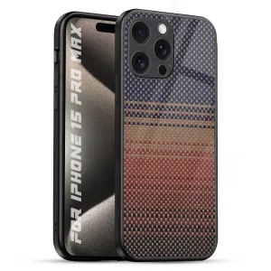Fiber Artistry Glass Case for iPhone 15 Pro Max Lightweight Feel Matte Layer