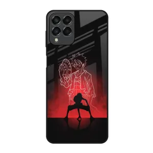 Smooth Craftsmanship Soul Of Anime Glass Case for Samsung Galaxy M53 5G