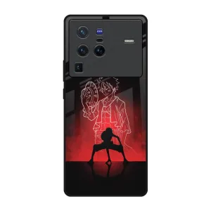 Soft Look Texture Sleek Form Soul Of Anime Glass Case for Vivo X80 Pro 5G
