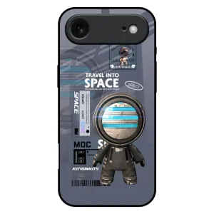Space Travel Glass Case for iPhone 17 Air Fashionable Texture