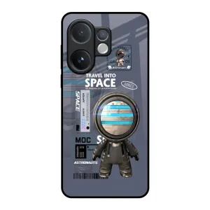 Easy Access Space Travel Glass Case for Vivo V60 5G
