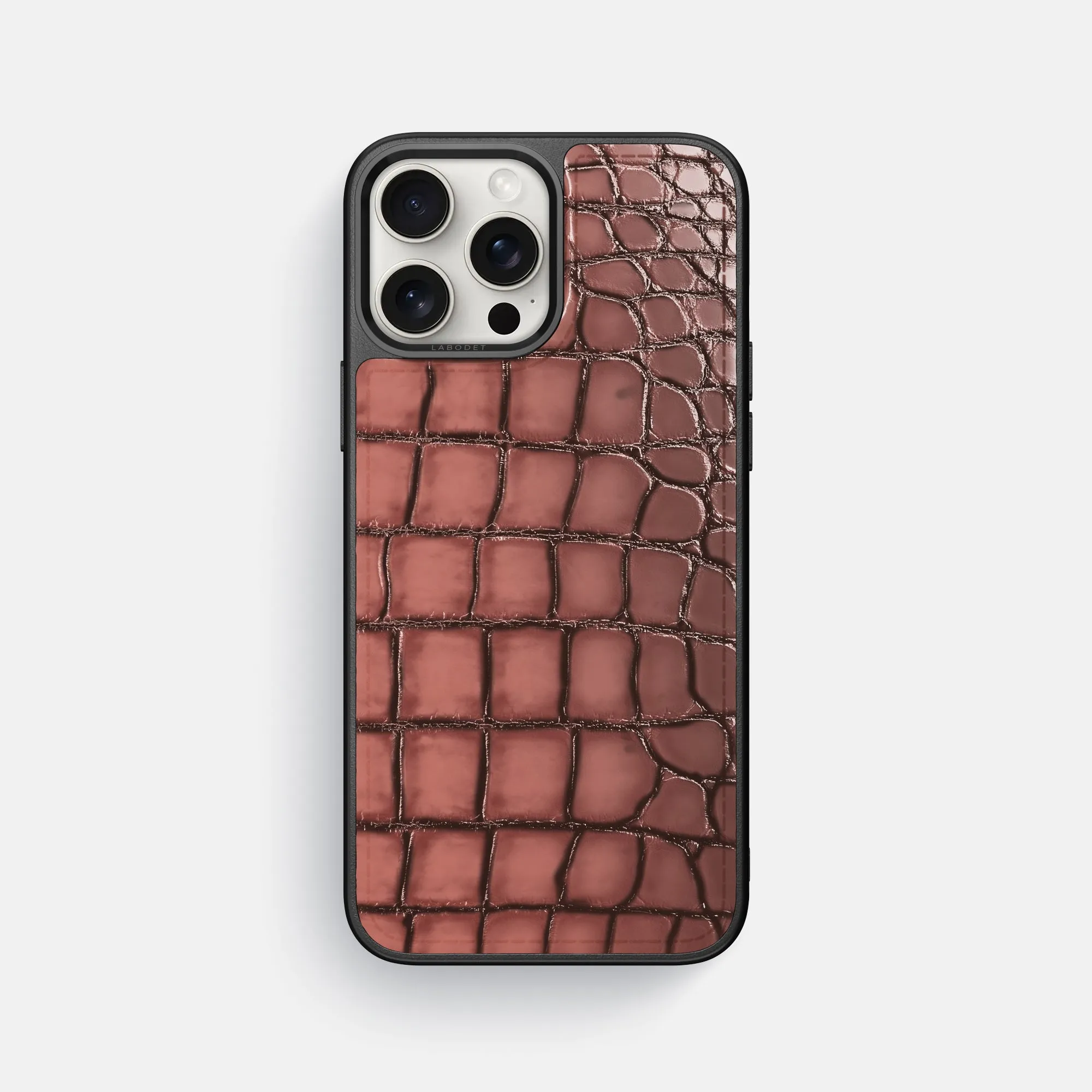 Polished Detail Sport Case For iPhone 16 Pro Max In Patina Alligator