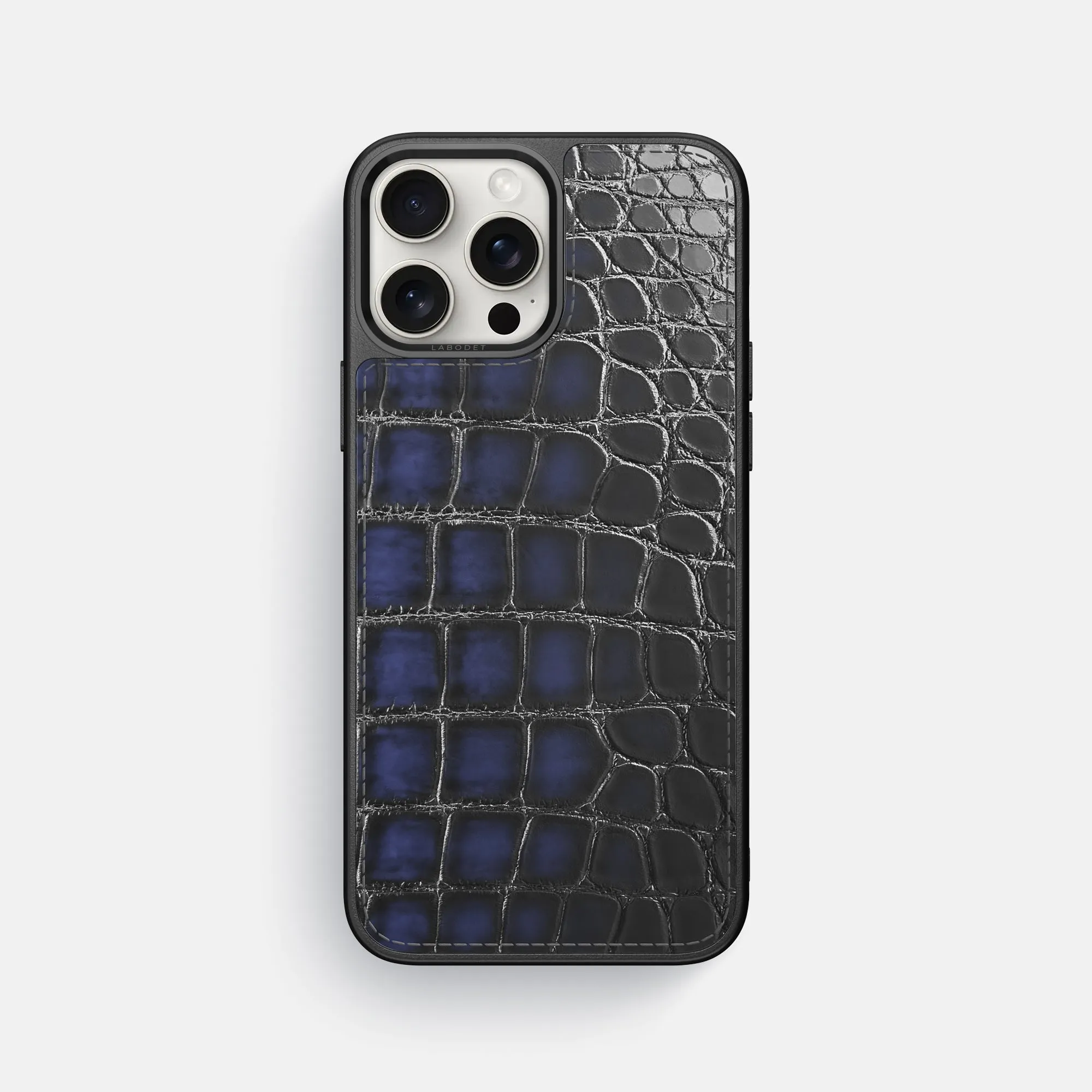 Port Protection 3D Effect Sport Case For iPhone 16 Pro Max In Patina Alligator