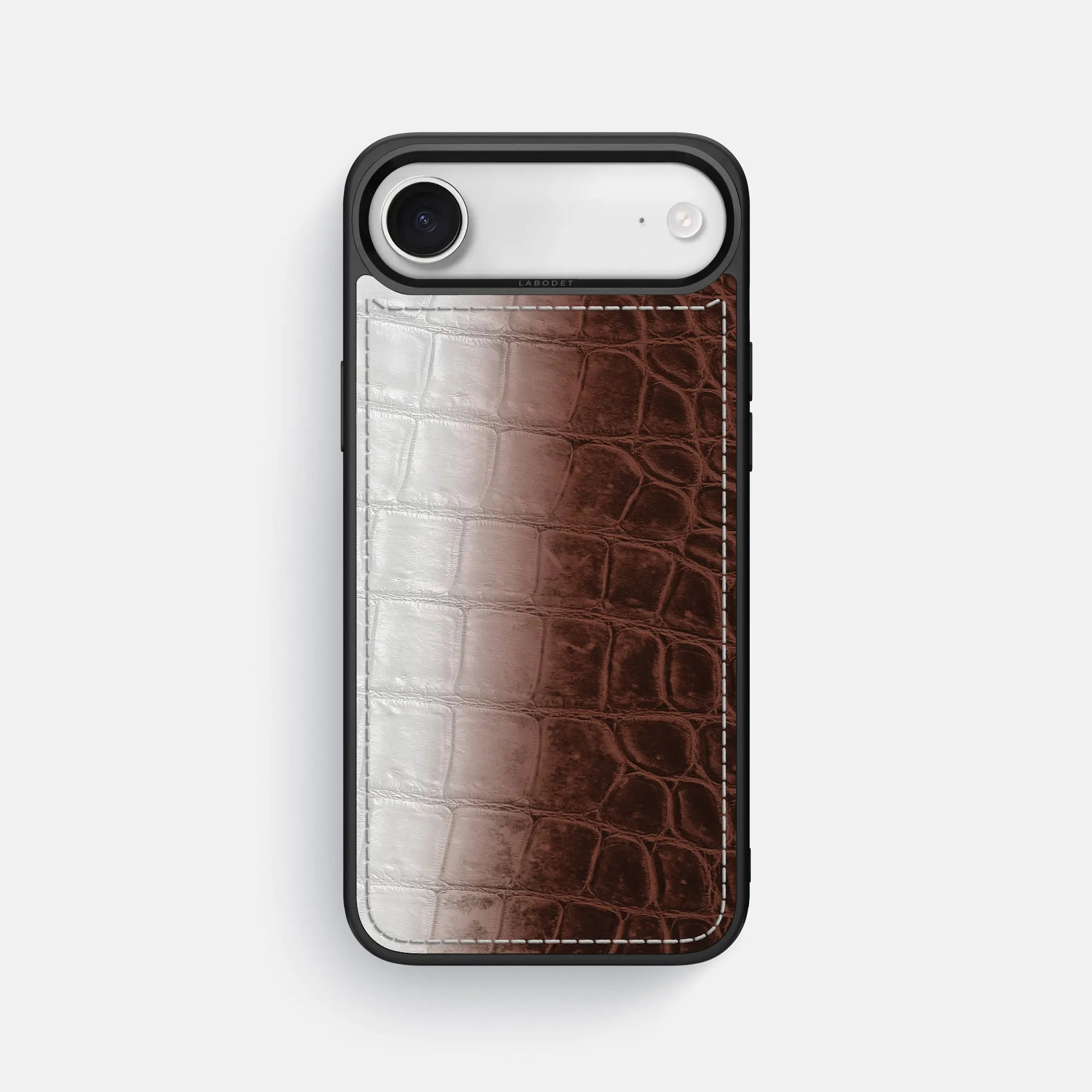 Hybrid Grip Finish Protective Design Texture Sport Case For iPhone 17 Air In Himalayan Crocodile