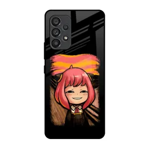 Unique Pattern Spy X Family Glass Case for Samsung Galaxy A53 5G