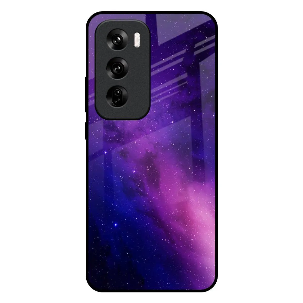 Stars Life Glass Case For Oppo Reno 12 5G Matte Edge