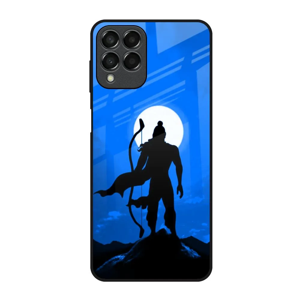 God Glass Case for Samsung Galaxy M53 5G Universal Fit Rugged Pattern Texture