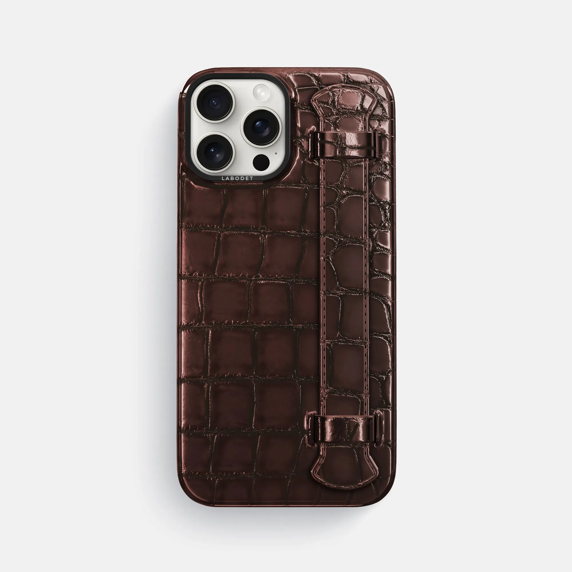Colorful Design Colorful Accent Handle Case For iPhone 16 Pro Max In Patina Alligator