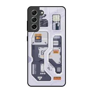 Tech Savvy Glass Case for Samsung Galaxy S21 FE 5G Compact Protection Soft Feelings