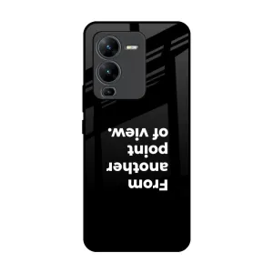 Durable Finish Layer Motivation Glass Case for Vivo V25 Pro