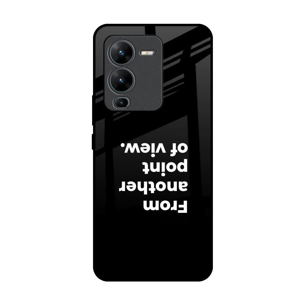 Durable Finish Layer Motivation Glass Case for Vivo V25 Pro