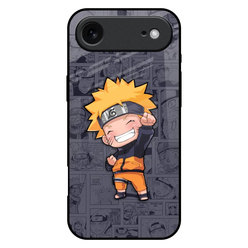 Flexible Feel Durable Quality Orange Chubby Glass Case for iPhone 17 Air